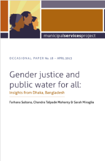 Gender justice and public water for all: Insights from Dhaka, Bangladesh